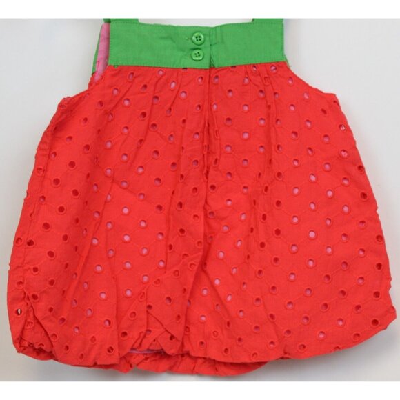 2013 Gymboree Strawberry Sweetheart 2 pc Outfit 3T Bubble Short Shorts Tank Top - Picture 7 of 11